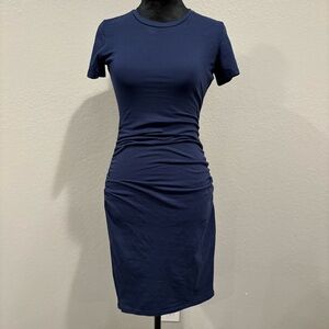 Chic Navy Blue Mini Dress